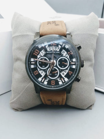 Mont Blanc Brown Strap Watches