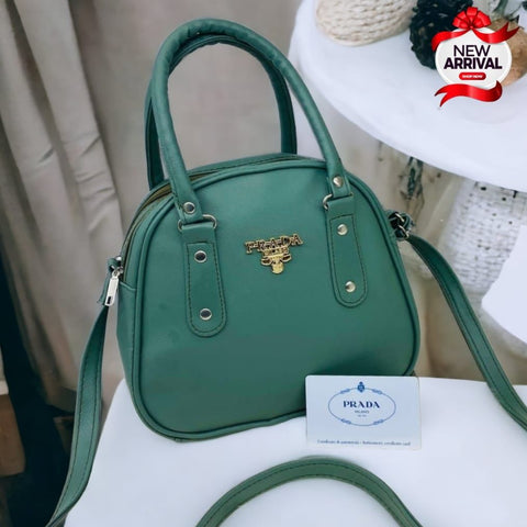 Prada Double Zipper Cross Body Bags
