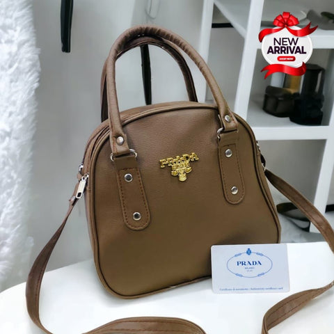 Prada Double Zipper Cross Body Bags