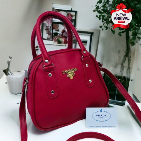 Prada Double Zipper Cross Body Bags