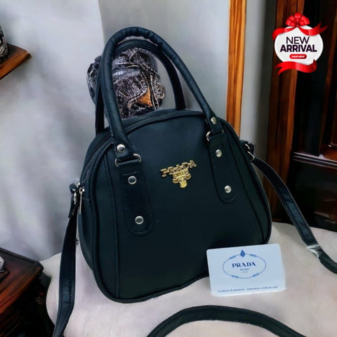 Prada Double Zipper Cross Body Bags