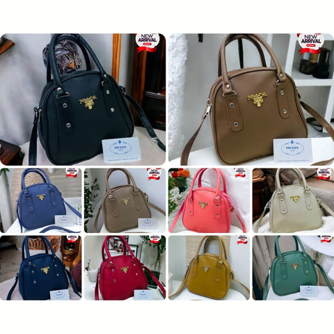 Prada Double Zipper Cross Body Bags