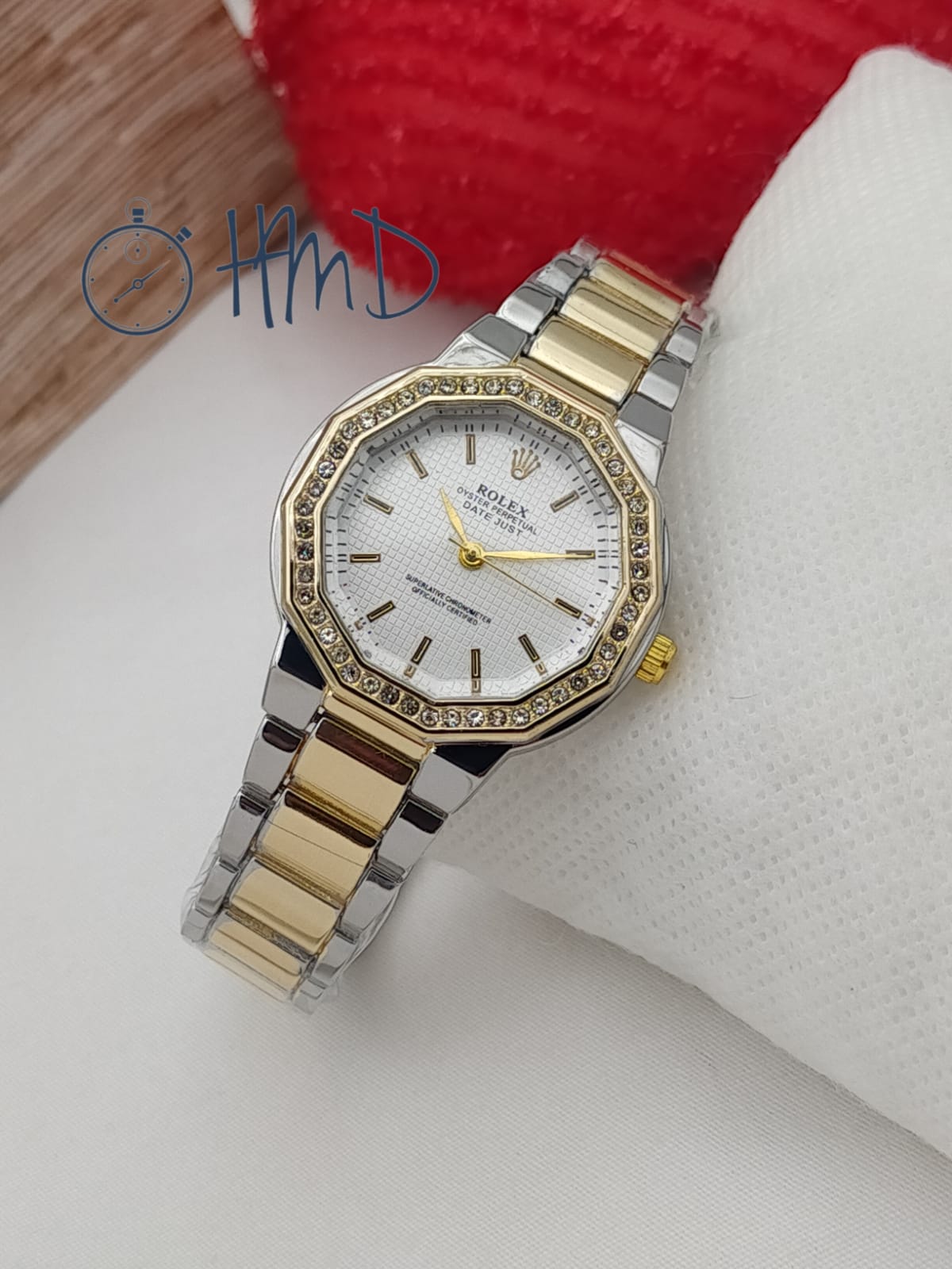 Rolex Oystre Perpetual Two Tone Watch