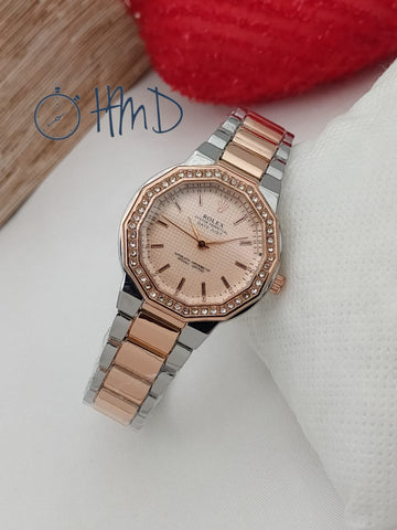 Rolex Oystre Perpetual Two Tone Watch