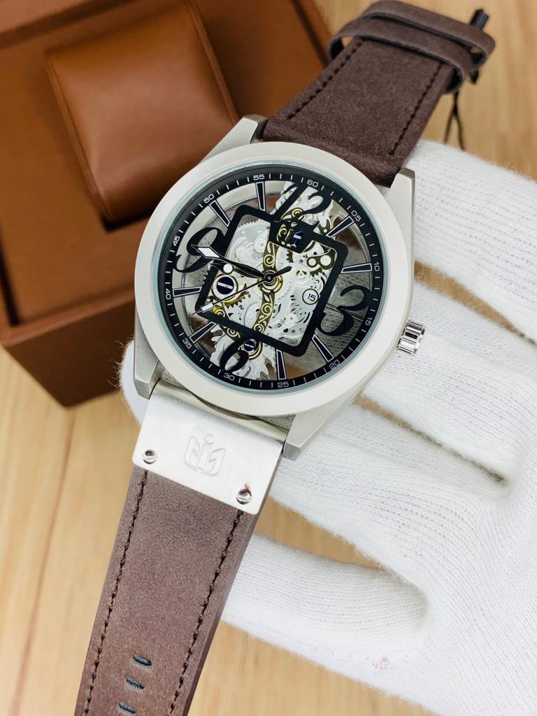 NEPIC SKELETON DIAL WATCH