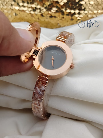 VERSACE BRASS CHAIN  WOMEN'S WATCH