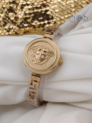 VERSACE BRASS CHAIN  WOMEN'S WATCH