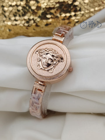 VERSACE BRASS CHAIN  WOMEN'S WATCH