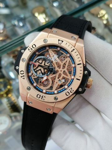 HUBLOT ANALOG SKELETON WATCH