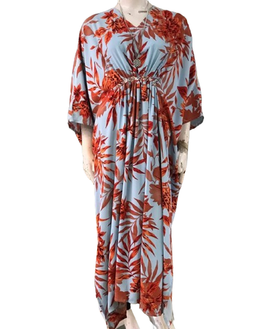 Floral Kaftan Dress