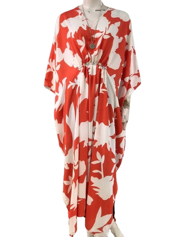 Floral Kaftan Dress