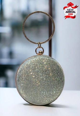 Bridal Round Hand Clutch