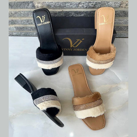 Vinny Jordan Fur Slipper