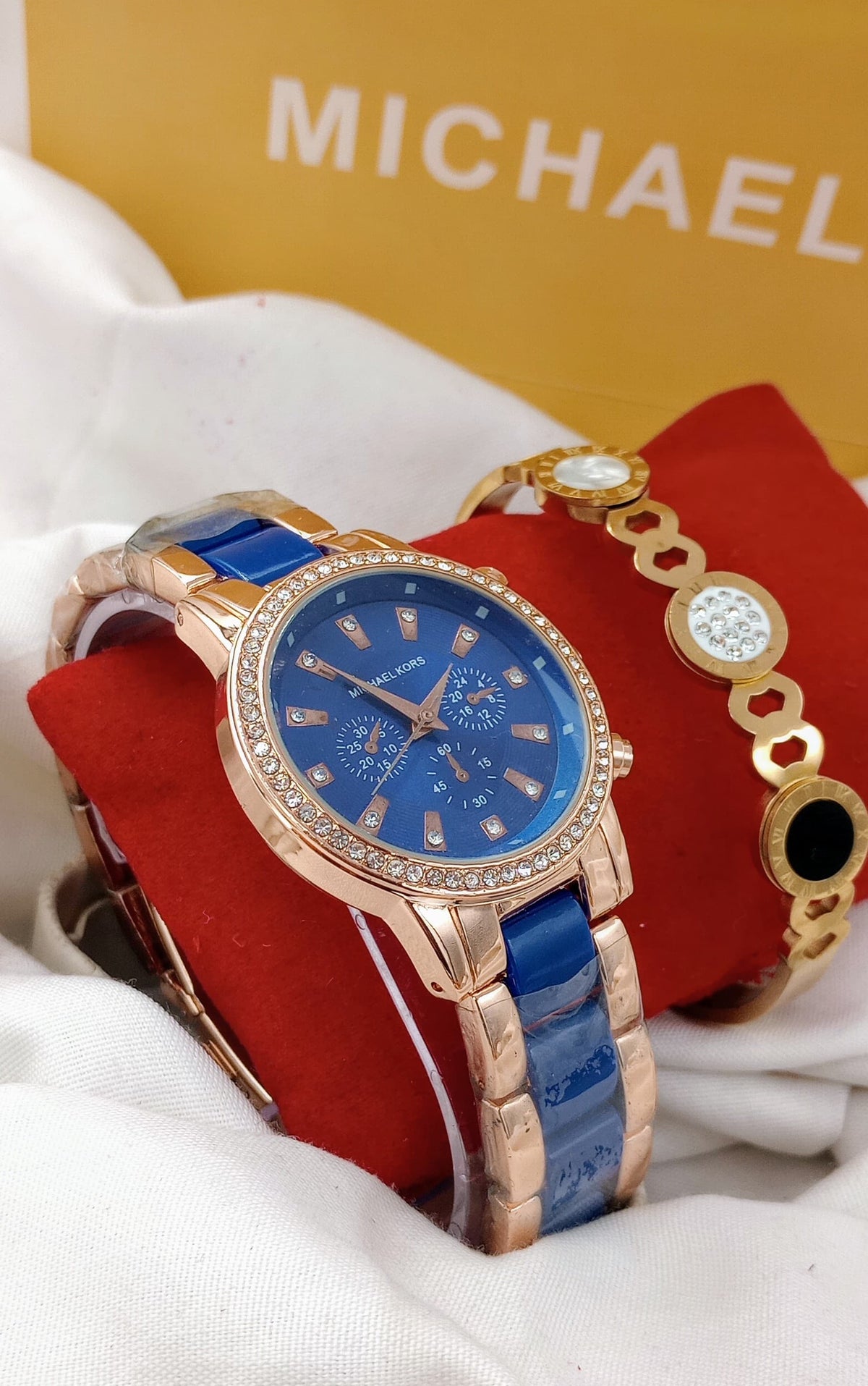 Michael Kors Two Tone Chain Watch
