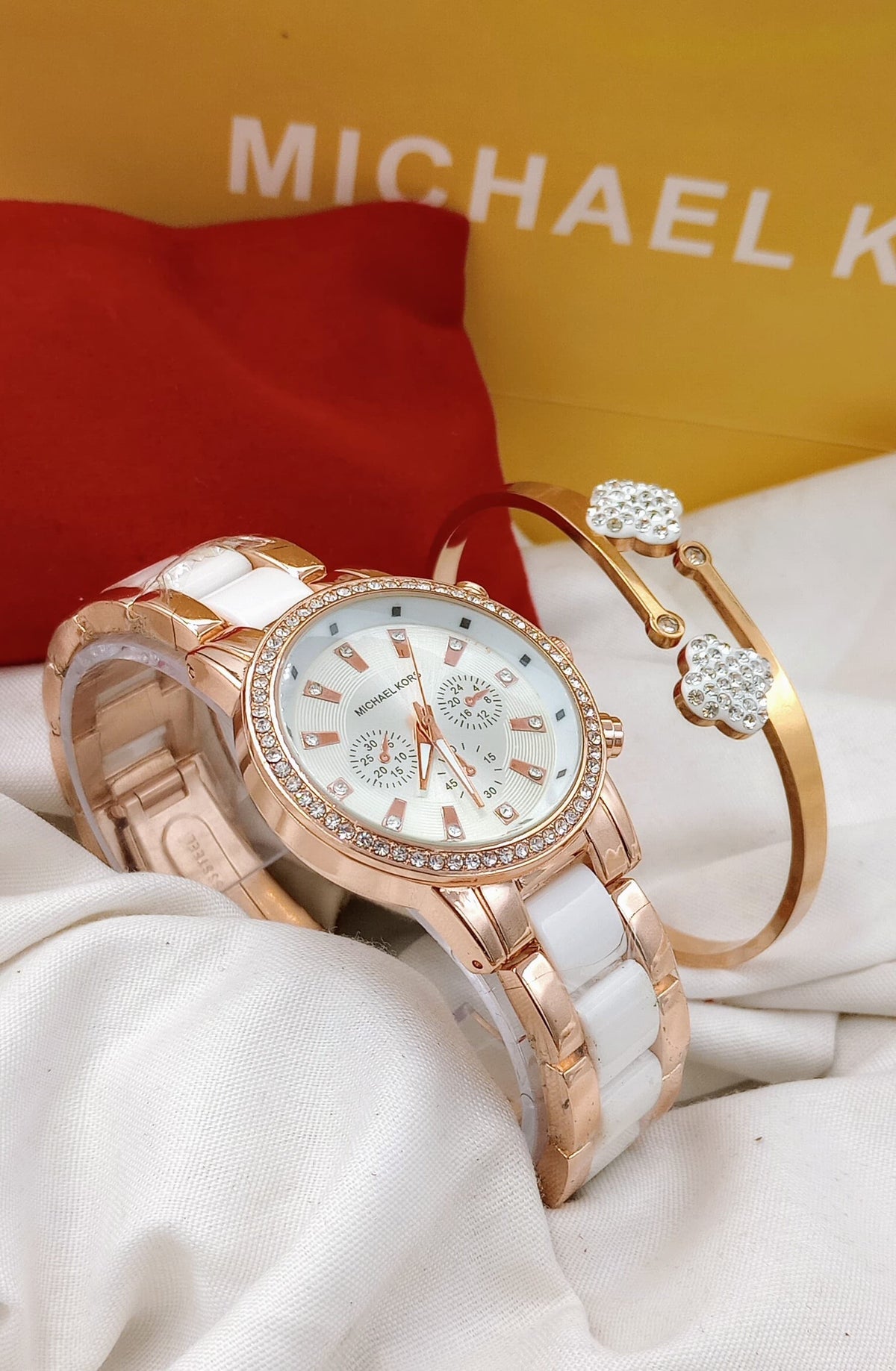 Michael Kors Two Tone Chain Watch