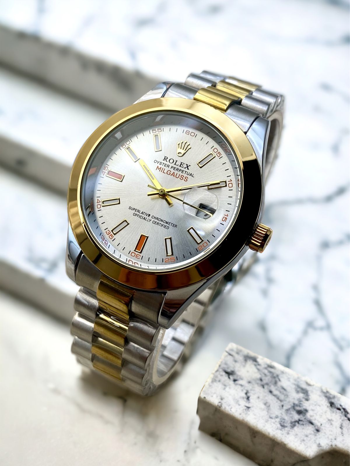 Rolex milgauss gold on sale