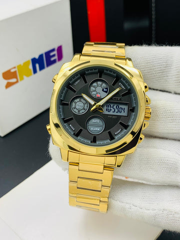 SKMEI DUAL TIME HYBRID
