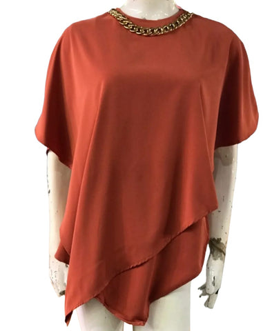 Poly Georgette Side Aero Shape Tops