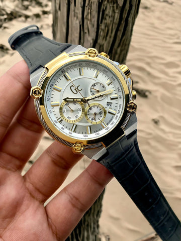 Gc Chronograph Strap Watch