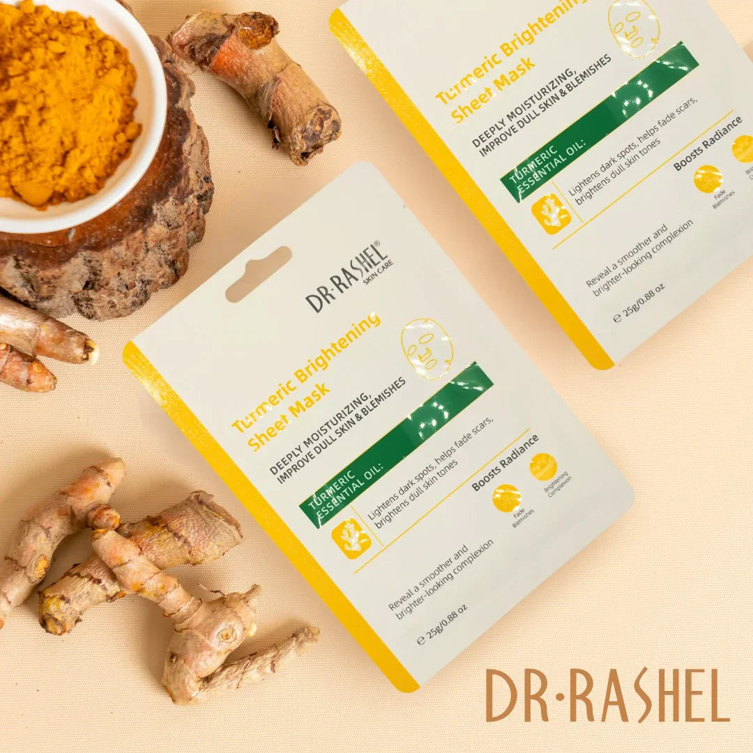 Dr Rashel - Turmeric Brightening Sheet Mask 25g
