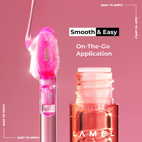 LAMEL All in One Lip Tinted Plumping Oil 404 Berry Ice