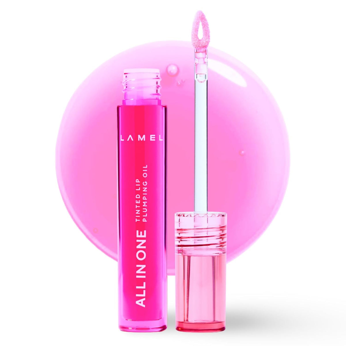 LAMEL All in One Lip Tinted Plumping Oil 404 Berry Ice