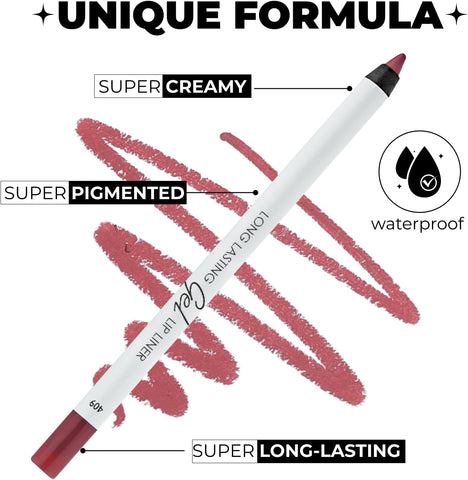 LAMEL Long lasting Gel Lip Liner 409 Burny Ocher