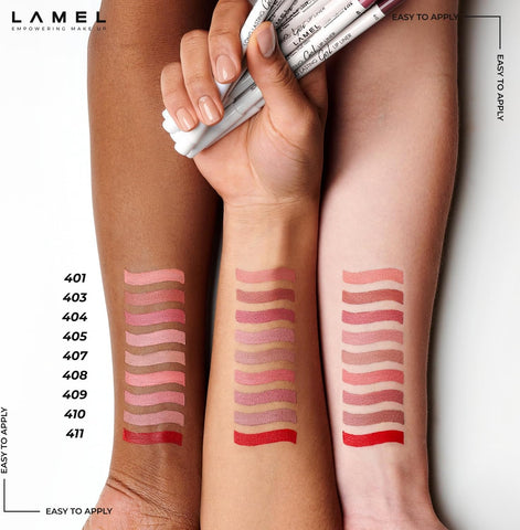 LAMEL Long lasting Gel Lip Liner 409 Burny Ocher