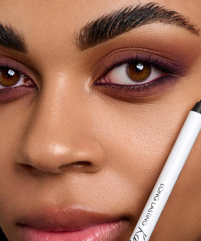 LAMEL Liquid Long-Lasting Eyeliner With Hard Brush 402 Graphite Black
