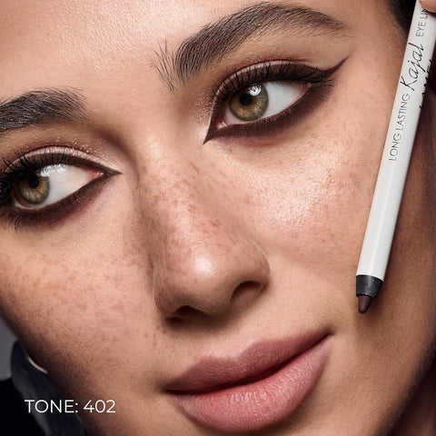 LAMEL Liquid Long-Lasting Eyeliner With Hard Brush 402 Graphite Black