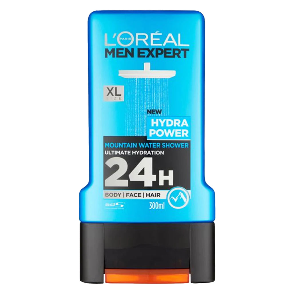 LOREAL MEN EXPERT SHOWER GEL HYDRA POWER MOUNTAIN WATER 300ML