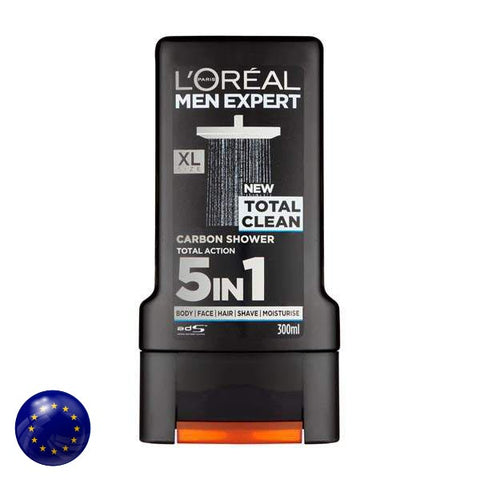 LOREAL MEN EXPERT SHOWER GEL TOTAL CLEAN CARBON TOTAL 300ML