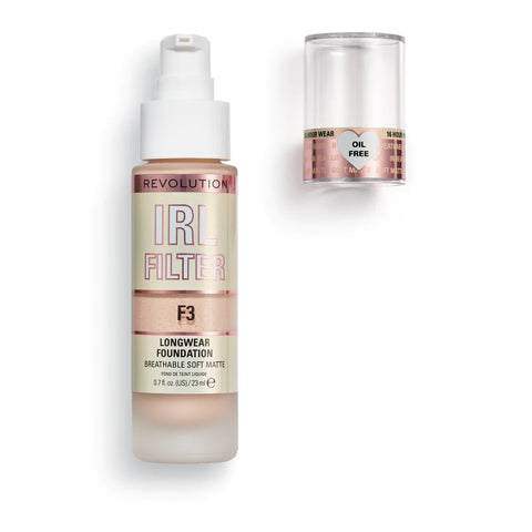 Revolution IRL Filter Longwear Foundation F3