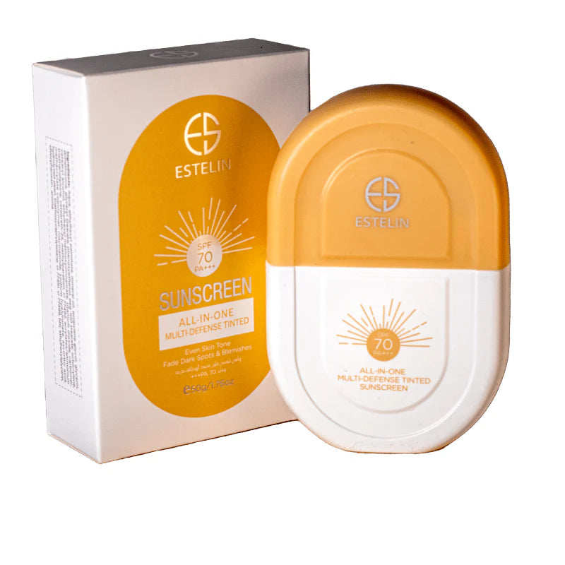 Estelin - All In One Multi Defense Tinted Sunscreen Spf 70 Pa+++ 50G