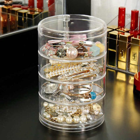 Home.Co- Acrylic 360° Rotating Jewellery Box