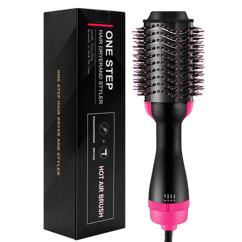 One Step 3 In 1 Hot Air Brush + Free Hair Tool Set - 01 Month Free Warranty