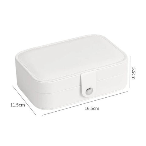 Home.Co - Double Layer Jewellery Box- White