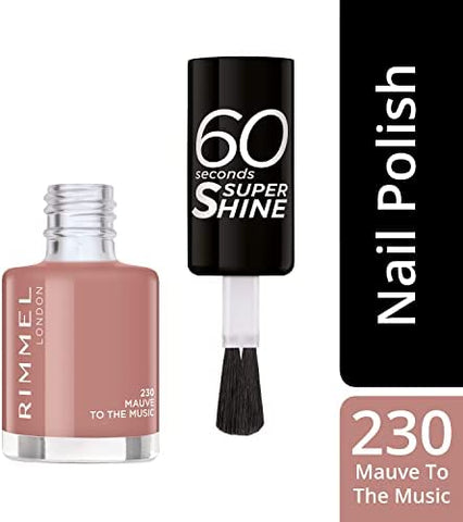 Rimmel- 60 Seconds Nail Polish - 230 Mauve To The Music
