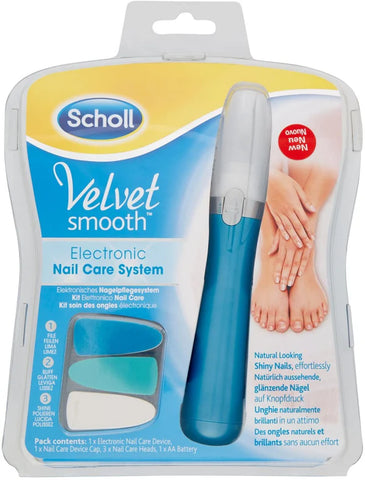 SCHOLL VELVET SMOOTH ELECTRONIC NAIL CARE SYSTEM