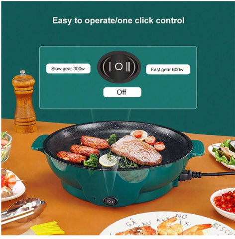 Home.co- Electric Grill Pan 22cm
