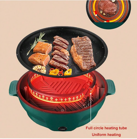 Home.co- Electric Grill Pan 22cm