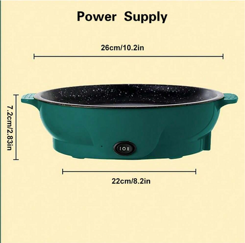 Home.co- Electric Grill Pan 22cm