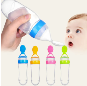 Home.Co- Squeeze Feeder 90 ML (Pink)