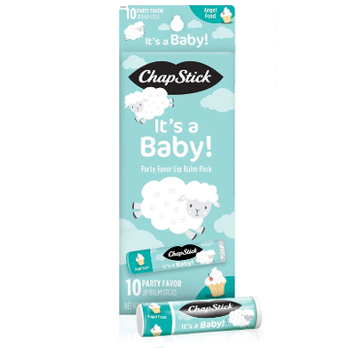 Chapstick Party Favor Lip Balm Gift Pack Its a Baby 10 sticks