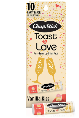 ChapStick Party Favor Lip Balm Gift Pack Toast to Love 10 Sticks