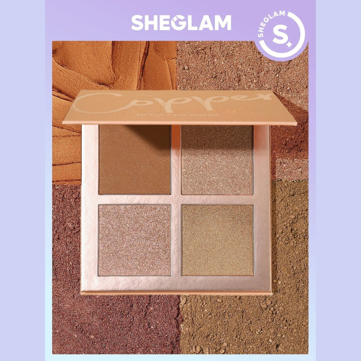 Sheglam 3D Proface Palette - Copper