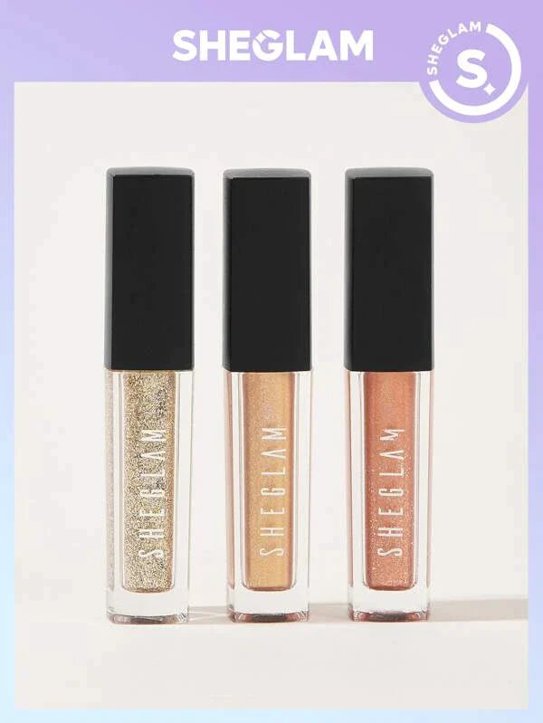 Sheglam trio Of Shimmering Liquid Eyeshadow