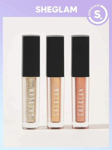 Sheglam trio Of Shimmering Liquid Eyeshadow