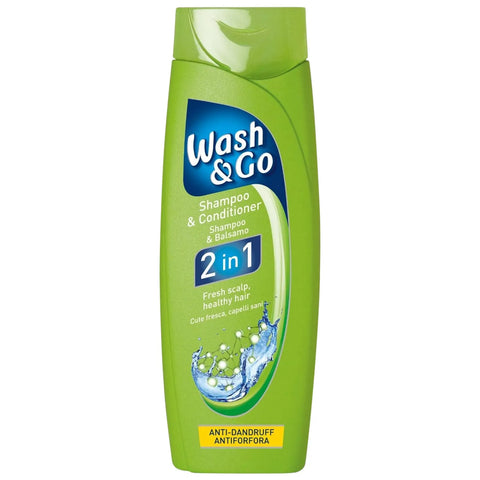WASH & GO SHAMPOO & CONDITIONER 2IN1 ANTI-DANDRUFF 200ML
