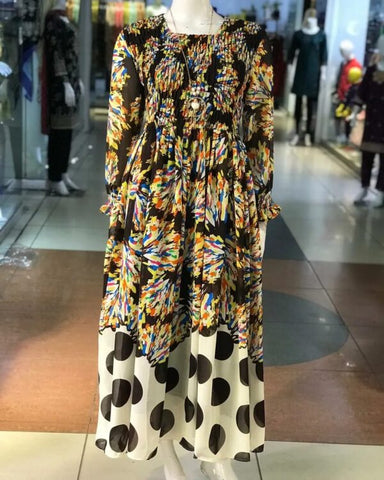 Mesmerizing Smoke Shaffon Dress Fabric for Stunning Evening Wear